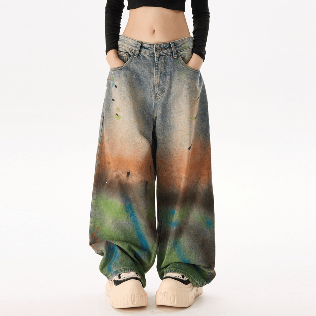 ART SPLATTER DENIM