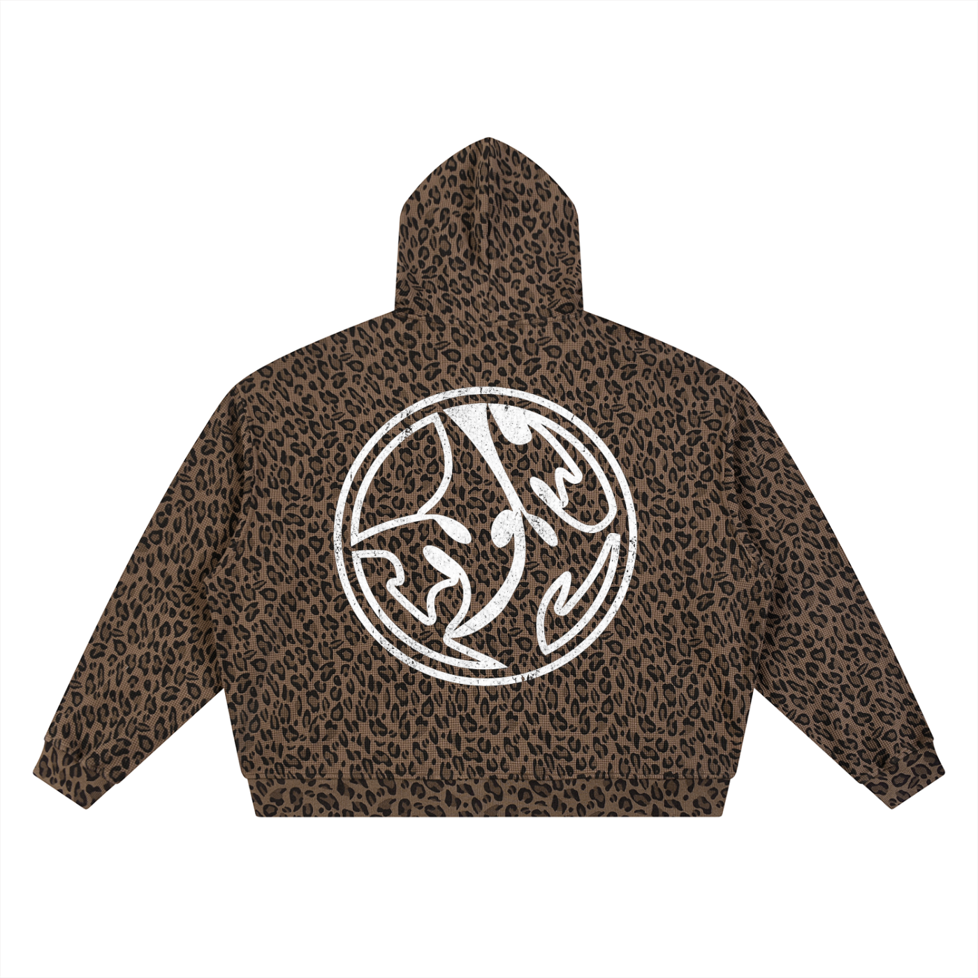 "Neo Leopard Waffle" Hoodie
