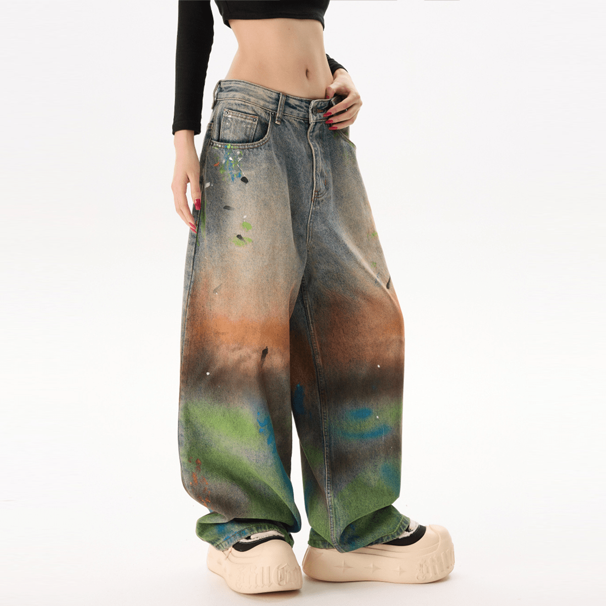 ART SPLATTER DENIM