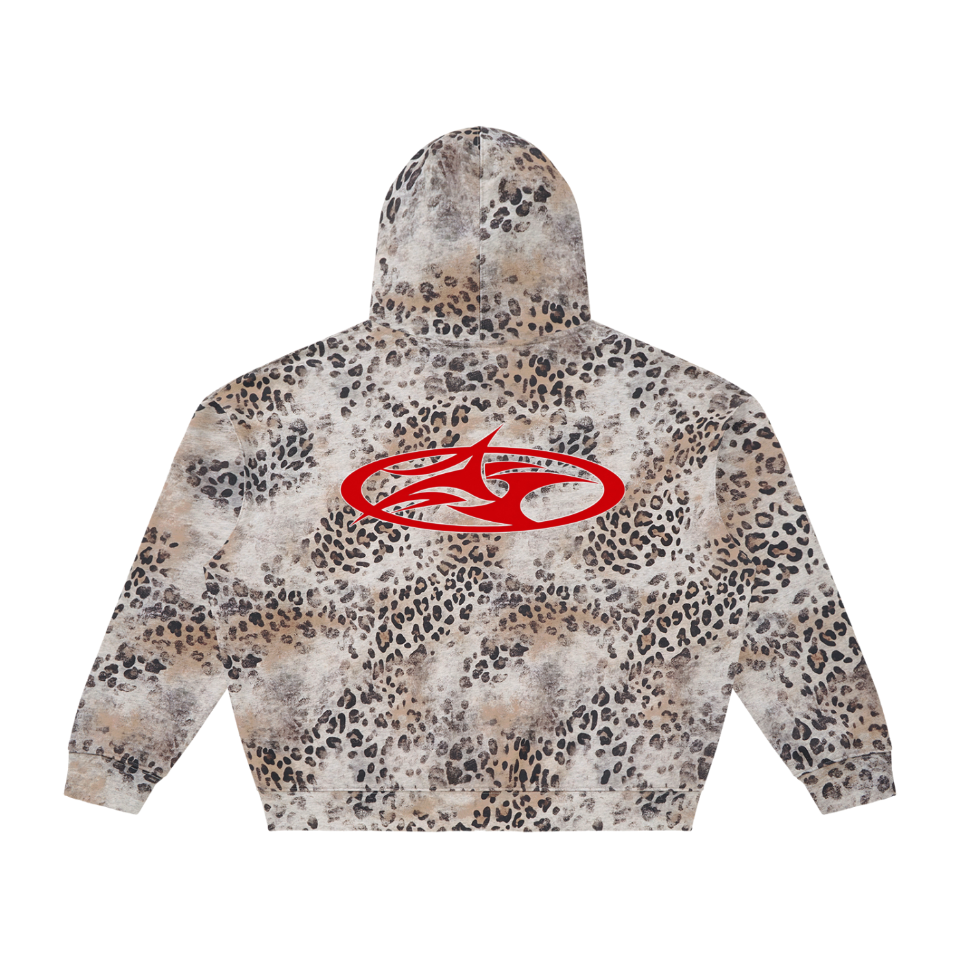 "Neo Leopard V2" Hoodie(Dark Apricot)