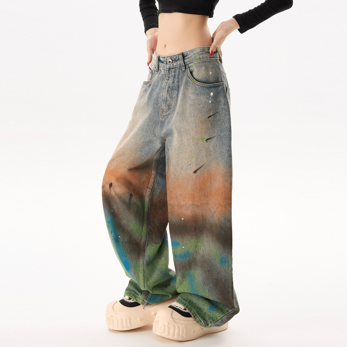 ART SPLATTER DENIM
