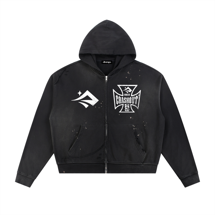 "CONCRETE CRASHOUT" VANTA BLACK