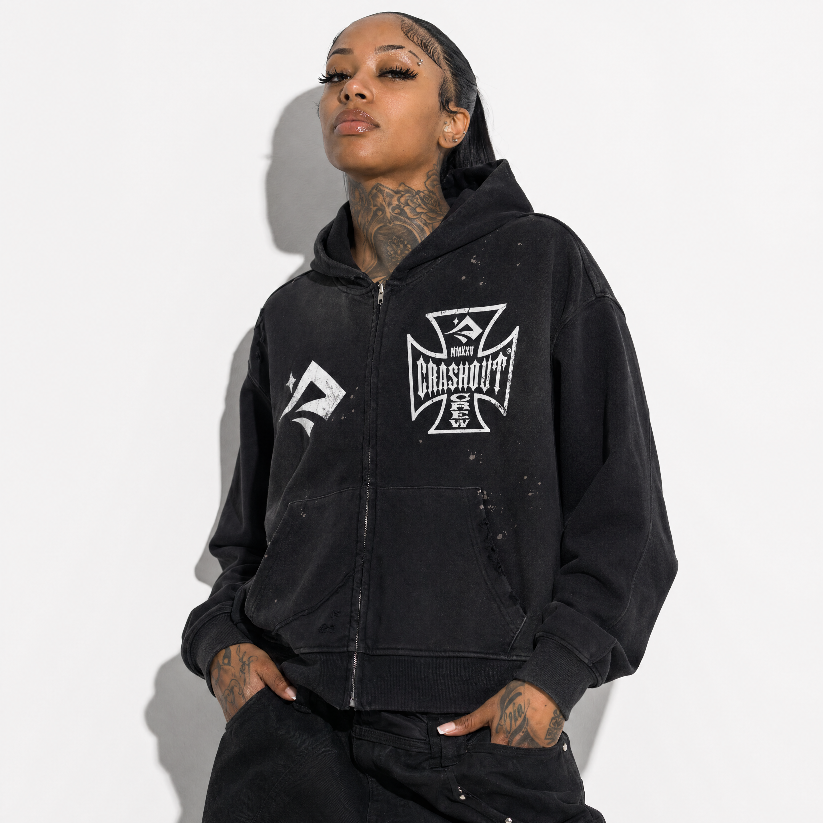 "CONCRETE CRASHOUT" VANTA BLACK