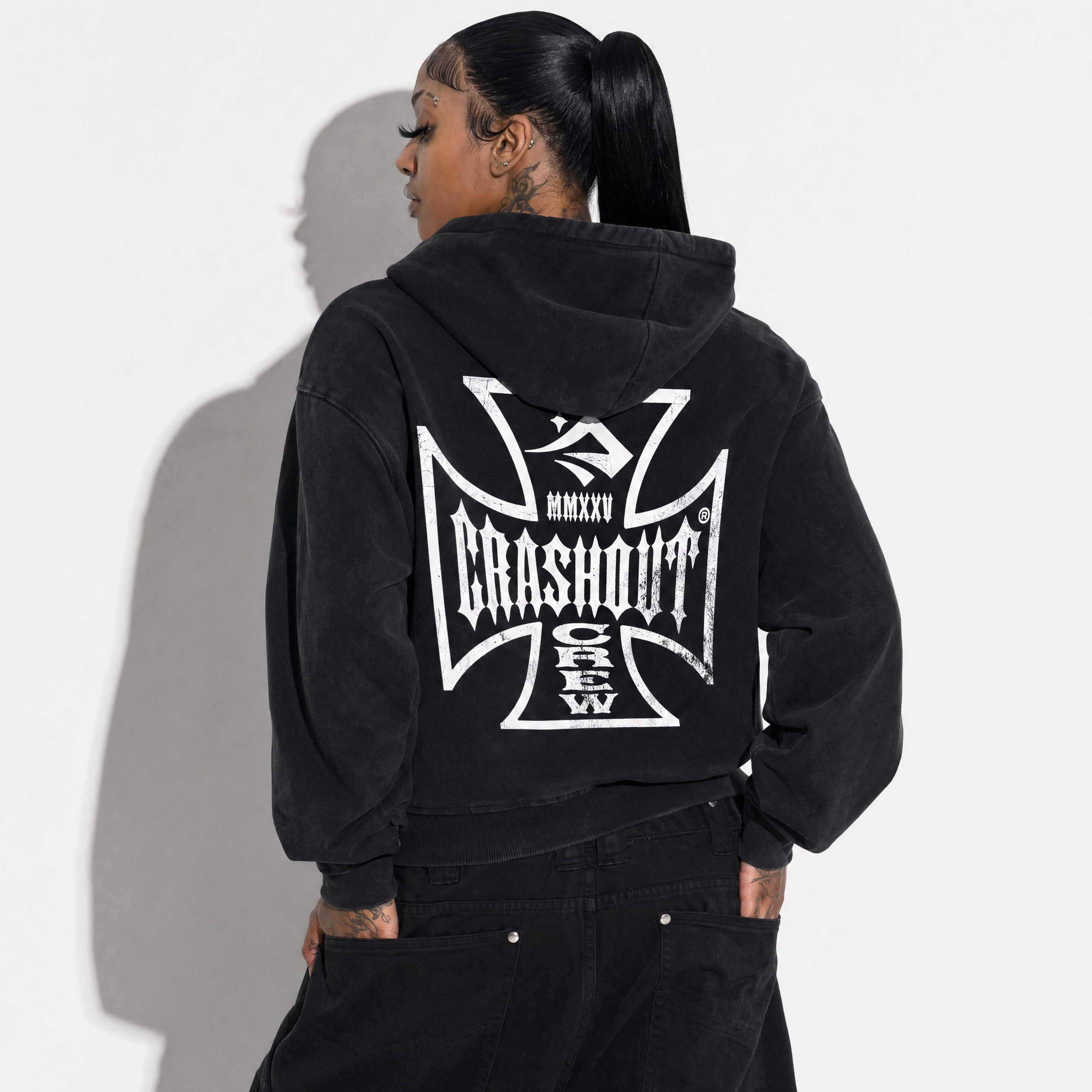 "CONCRETE CRASHOUT" VANTA BLACK