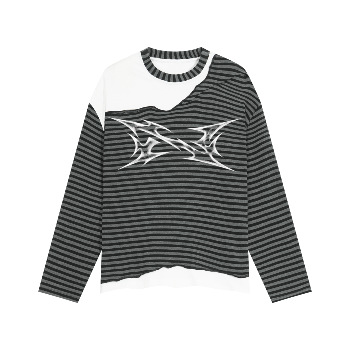 SYNC STRIPED PANEL LONG SLEEVE
