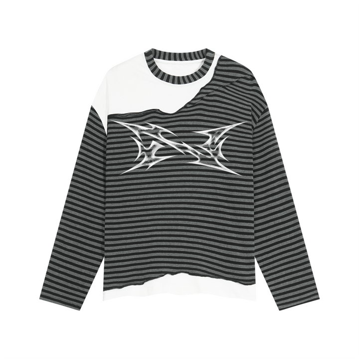 SYNC STRIPED PANEL LONG SLEEVE