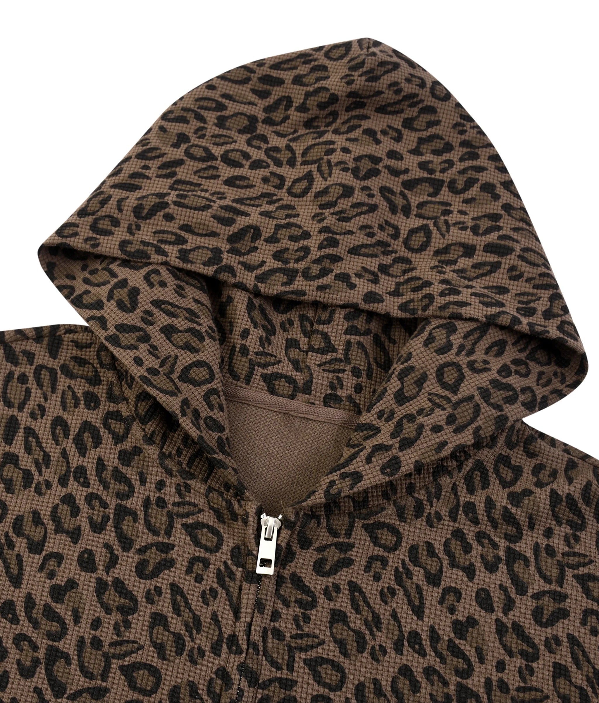 "Neo Leopard Waffle" Hoodie
